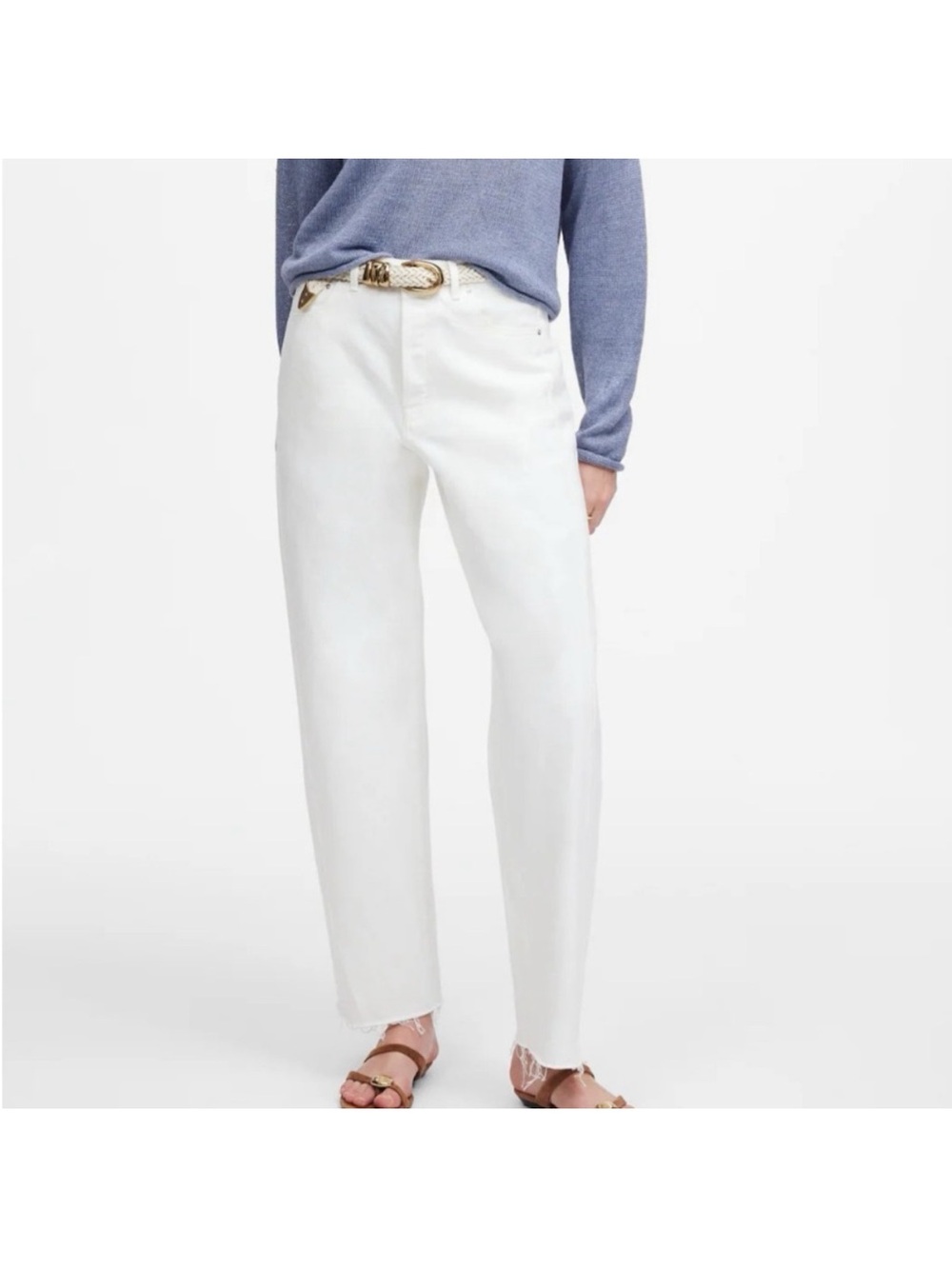 Madewell Pierced Barrel-Leg Jeans